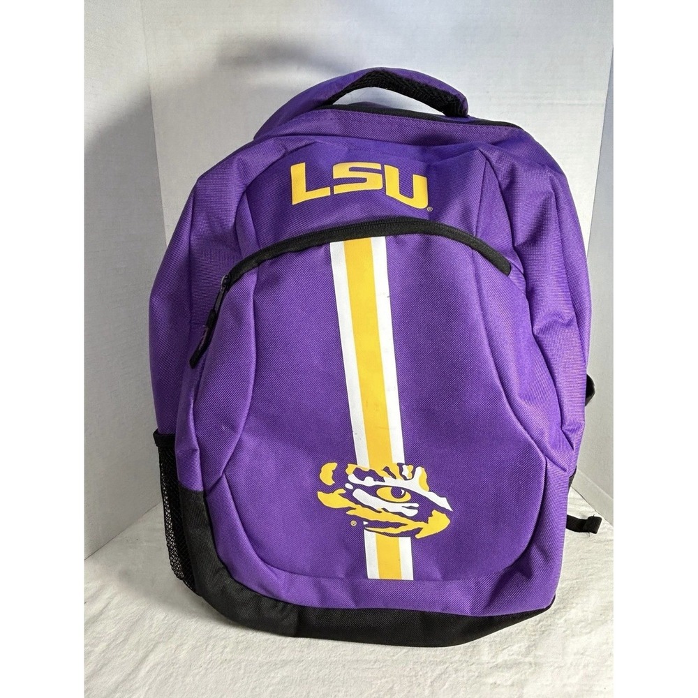FOCO LSU Tigers purple backpack 16.5x13x5 College NCAA School